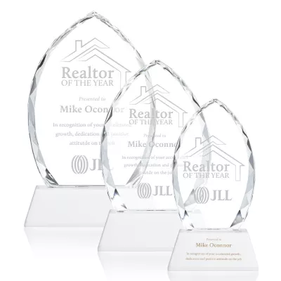 Wilton Award on Newhaven Base - White