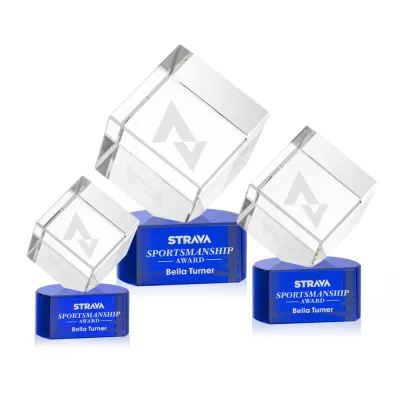 Burrill Award on Paragon Base - Blue