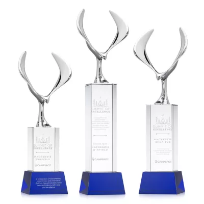 Maverick Eagle Award on Belcroft Base - Blue
