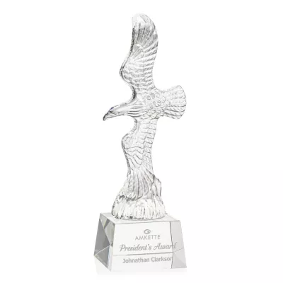 Staffordshire Eagle on Robson Base - Clear