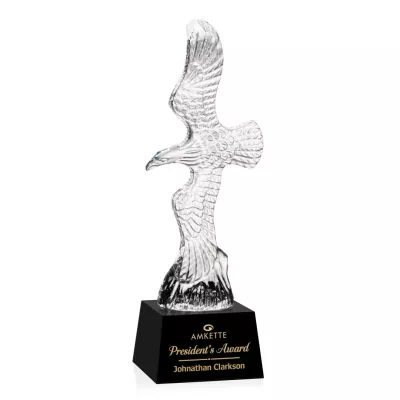 Staffordshire Eagle on Robson Base - Black