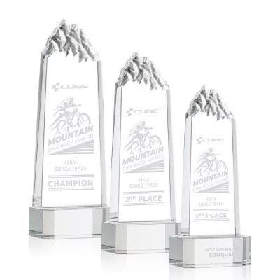 Himalayas Tower Award on Base - Clear