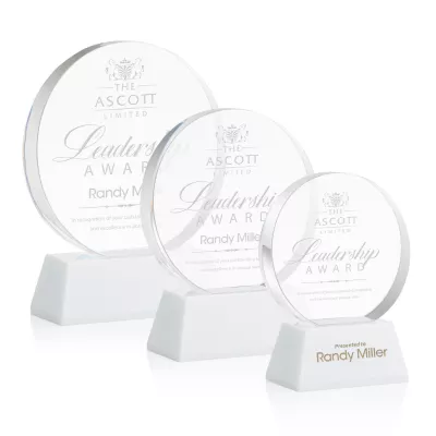Glenwood Award on Base - White