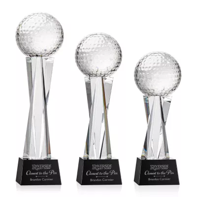 Golf Ball Award on Grafton Base - Black