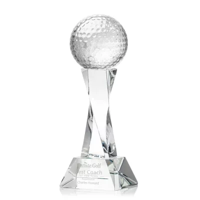 Golf Ball Award on Langport Base - Clear