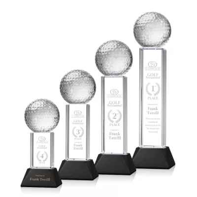 Golf Ball Award on Stowe Base - Black