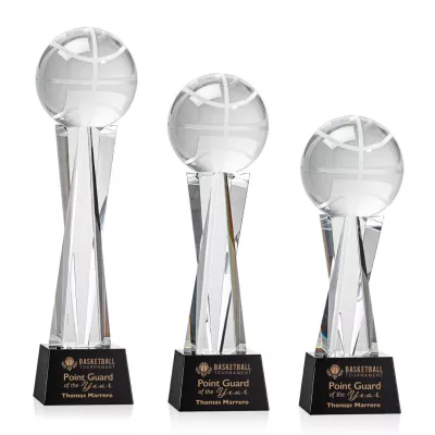 Basketball Award on Grafton Base - Black