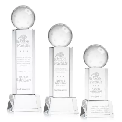 Pickleball Award on Belcroft Base - Clear