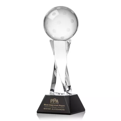 Pickleball Award on Langport Base - Black