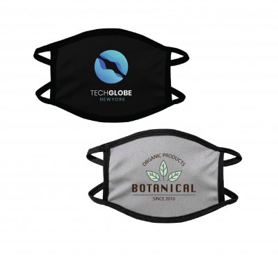 50/50 Polyester Cotton Sublimation Face Mask