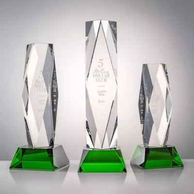 President Award on Base - Green