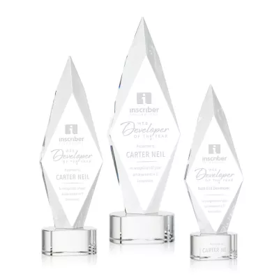 Manilow Award on Paragon Base - Clear