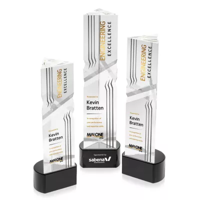 Oakham VividPrint™ Award on Paragon Base - Black