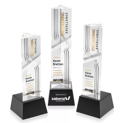 Oakham VividPrint™ Award on Robson Base - Black