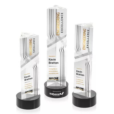 Oakham VividPrint™ Award on Stanrich Base - Black
