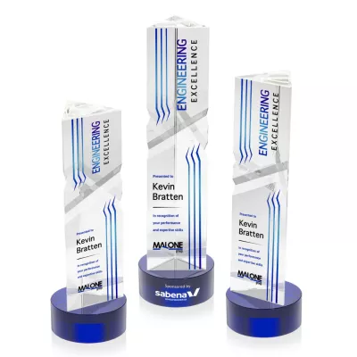Oakham VividPrint™ Award on Stanrich Base - Blue