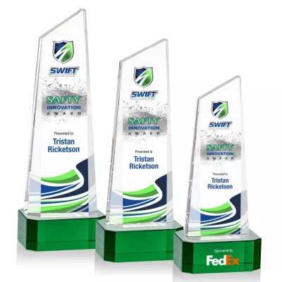 Belmont Tower VividPrint™ Award on Padova - Green
