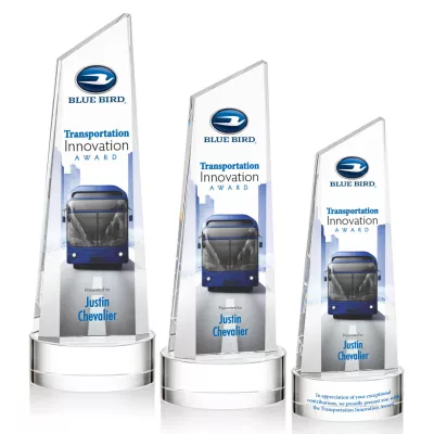 Belmont Tower VividPrint™ Award on Stanrich - Clear
