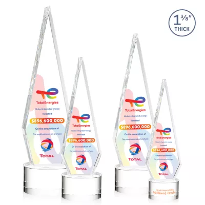Springfield VividPrint™ Award on Marvel Base - Clear