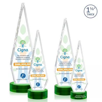Springfield VividPrint™ Award on Stanrich Base - Green