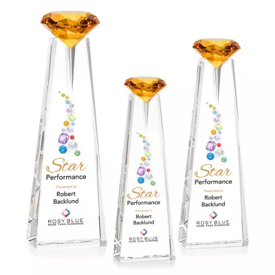 Alicia Gemstone VividPrint™ Award - Optical/Amber