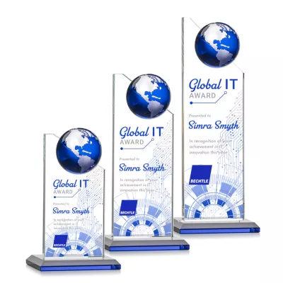 Arden VividPrint™ Award - Blue/Silver
