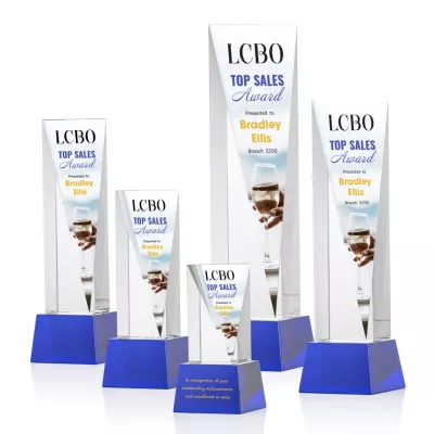 Easton VividPrint™ Award on Base - Blue
