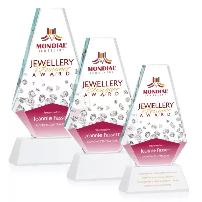 Kingsley VividPrint™ Award on Newhaven Base - White