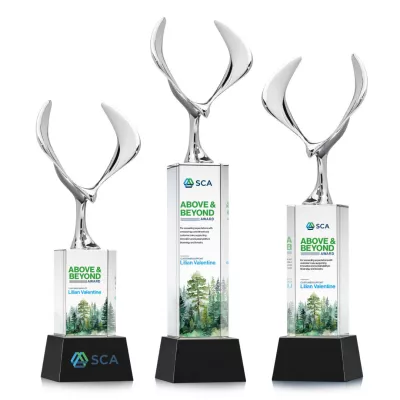 Maverick Eagle VividPrint™ Award on Belcroft Base - Black