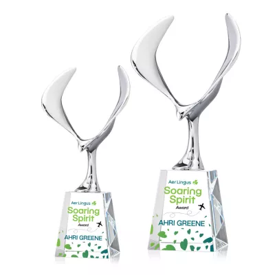 Maverick Eagle VividPrint™ Award on Celestina Base - Clear