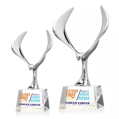 Maverick Eagle VividPrint™ Award on Robson Base - Clear