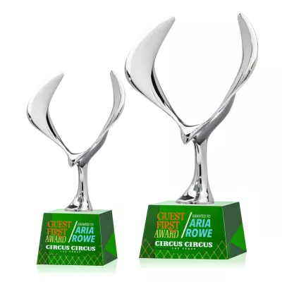 Maverick Eagle VividPrint™ Award on Robson Base - Green