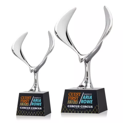 Maverick Eagle VividPrint™ Award on Robson Base - Black