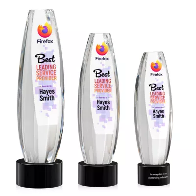 Hoover VividPrint™ Award on Marvel Base - Black