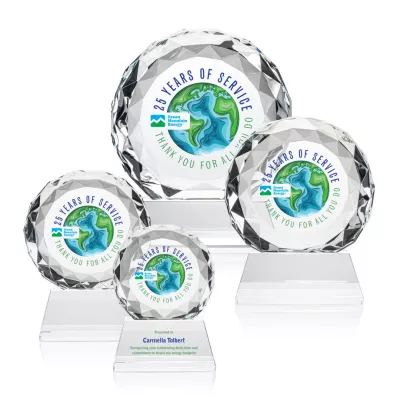 Seville VividPrint™ Award on Entwhistle Base - Clear