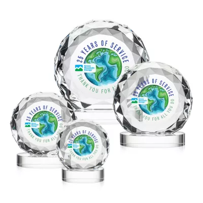 Seville VividPrint™ Award on Alberton Base - Clear