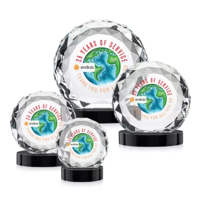 Seville VividPrint™ Award on Alberton Base - Black