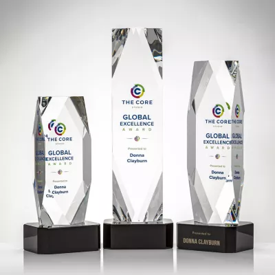 Delta VividPrint™ Award on Base - Black