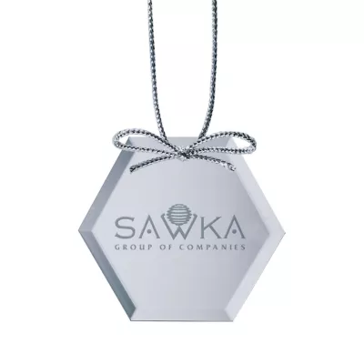 Mirror Ornament - Hexagon