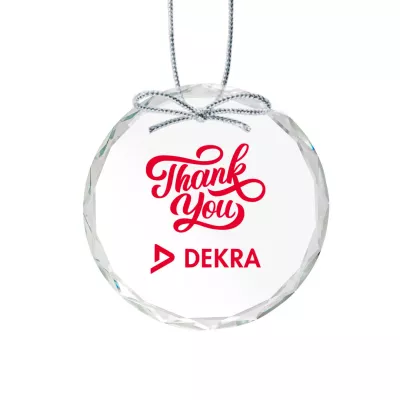 Optical Ornament - Round Imprinted
