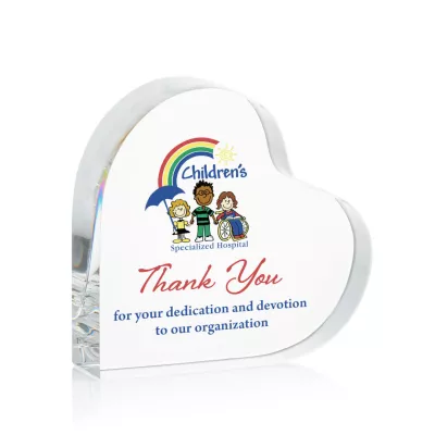 Kashmir Heart VividPrint™ Paperweight