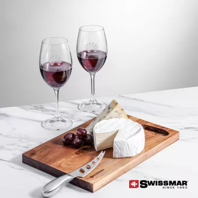 Swissmar® Acacia Board & 2 Naples Wine