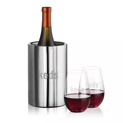 Jacobs Wine Cooler & Boston Stemless Wine