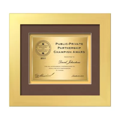 Premier Certificate TexEtch - Gold