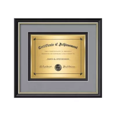 Baron Certificate TexEtch - Mahogany/Silver