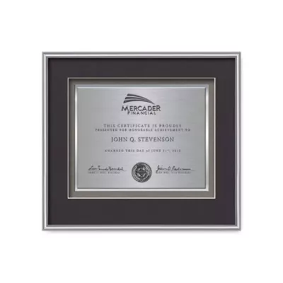 Fenestra Certificate TexEtch - Silver