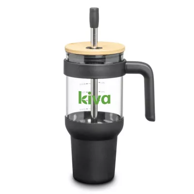 Lanai Glass Travel Mug w/Straw