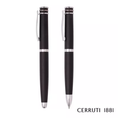 Cerruti 1881® Austin Diamond Ballpoint & Fountain Pen Set