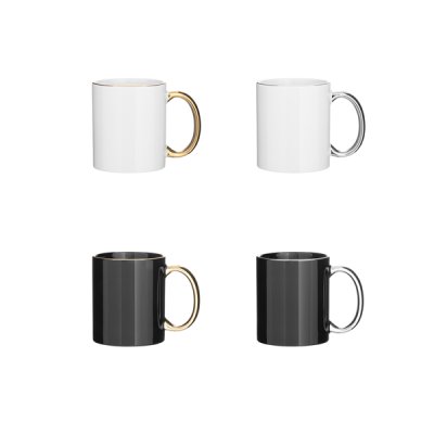 11 oz C-Handle Metallic Mug