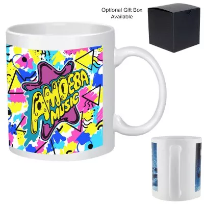 11 Oz Full Color Stoneware Mug